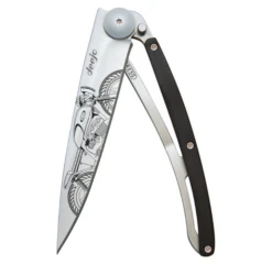 Deejo 37gTattoo Ebony Wood Café Racer