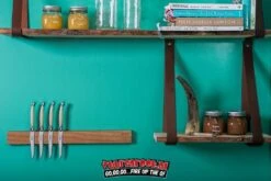 Laguiole Magnetisch Messenrek Eiken 50cm -Bialettited Winkel image 1060