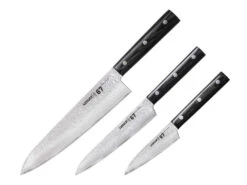 Samura Damascus 67 Chef's Messenset 3-Delig