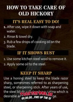 Old Hickory 7 Inch Cleaver -Bialettited Winkel image 1086