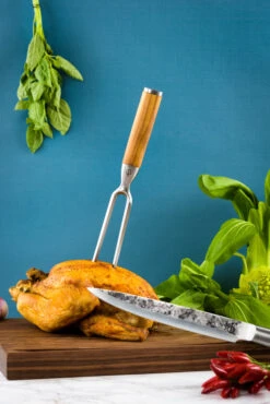 Olive Forged Trancheervork -Bialettited Winkel image 1152