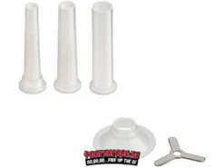 Porkert Enterprise 32 PVC Worstvulpijpen Set Met Adapter En Doorvoer Vleugel