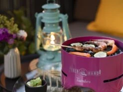 Feuerhand Tamber Tafel Grill Magenta -Bialettited Winkel image 1308