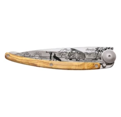 Deejo 37g Titane Olive Wood 'Van Life' -Bialettited Winkel image 1620