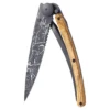 Deejo Serrated 37g Black Olive Wood 'Hunting Scene' -Bialettited Winkel image 1650
