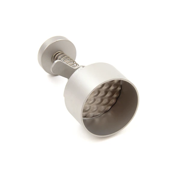 RVS Hamburgerpers Met Structuurblad Ø 50mm 4 RVS Hamburgerpers Met Structuurblad Ø 50mm - Afbeelding 2