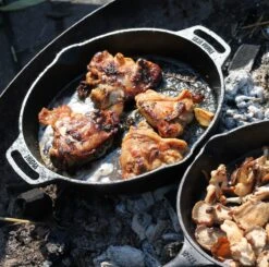 Valhal Outdoor Skillet Met 2 Handvatten 30 Cm -Bialettited Winkel image 49