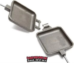 Rome Pie Iron Square Pie Iron -Bialettited Winkel image 57