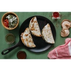 Victoria Cast Iron Comal Griddle -Bialettited Winkel image 574