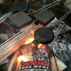 Rome Pie Iron Square Pie Iron -Bialettited Winkel image 59