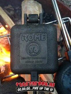 Rome Pie Iron Square Pie Iron -Bialettited Winkel image 62