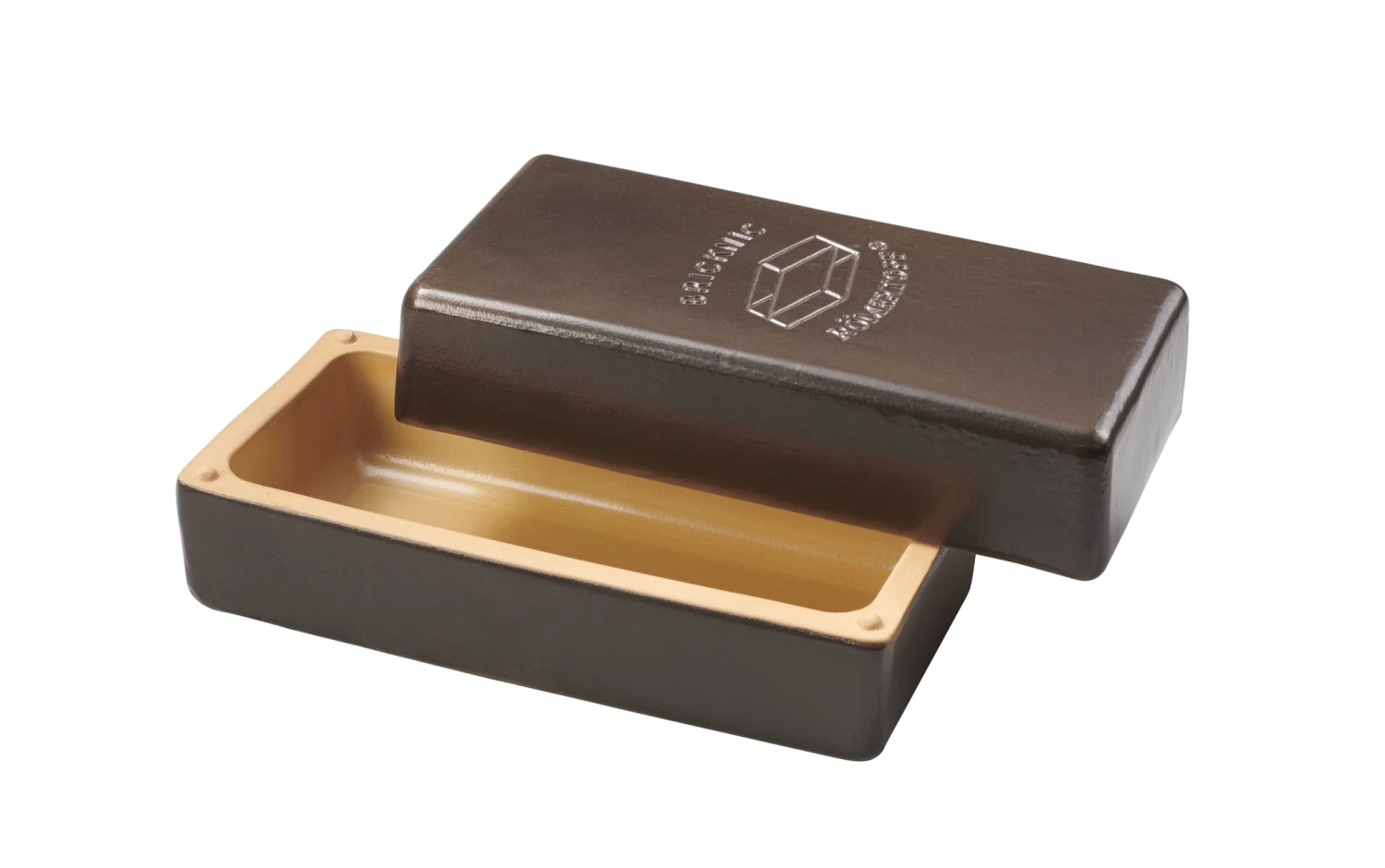 Römertopf Kooksteen Brick Zwart 4 Römertopf Kooksteen Brick Zwart - Afbeelding 2