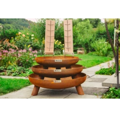 Finnwerk Vuurschaal Harri Rustiek 70 -Bialettited Winkel image 732