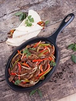 Victoria Cast Iron Skillet Fajita Skillet -Bialettited Winkel image 84