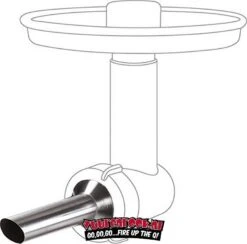 Jupiter Germany Enterprise 5 RVS Worstvulpijp Schuin